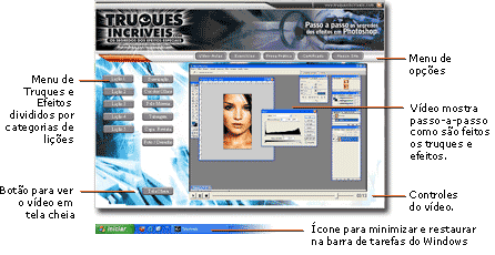 Tela do CD Truques Incr&iacute;veis